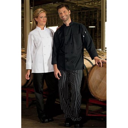 NATHAN CALEB Classic 10 Knot Chef Coat in White - 4XLarge NA2507321